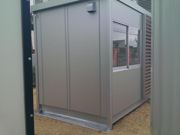 埼玉県川口営業所/展示場の新棟ユニットハウス・プレハブ・コンテナハウス47MSL(3.02坪)の本体の外観