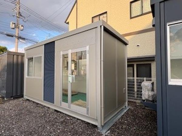 大分県大分東店/展示場の新棟ユニットハウス・プレハブ・コンテナハウス47MSL(3.02坪)の本体の外観