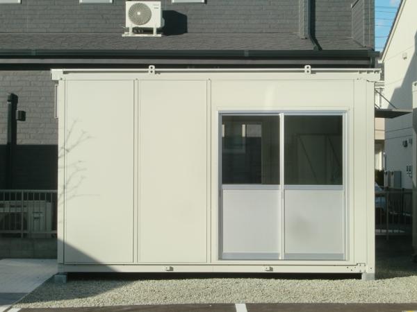 神奈川県平塚店/展示場の中古ユニットハウス・プレハブ・コンテナハウスCT-41J(2.83坪)の本体の外観