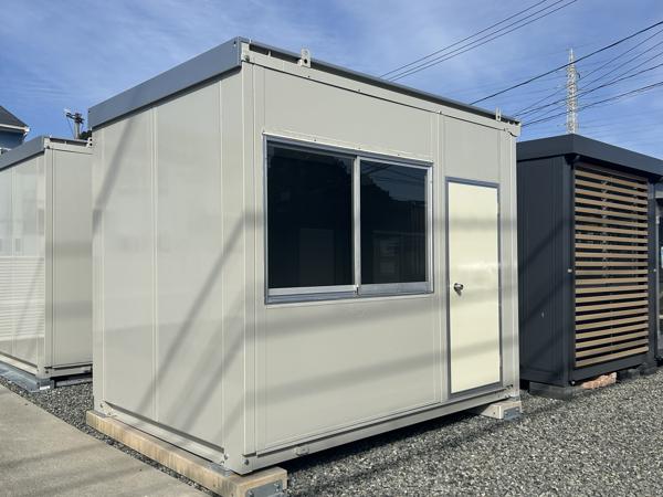 鹿児島県薩摩川内店/展示場の中古ユニットハウス・プレハブ・コンテナハウスCT-32J(2.16坪)の本体の外観