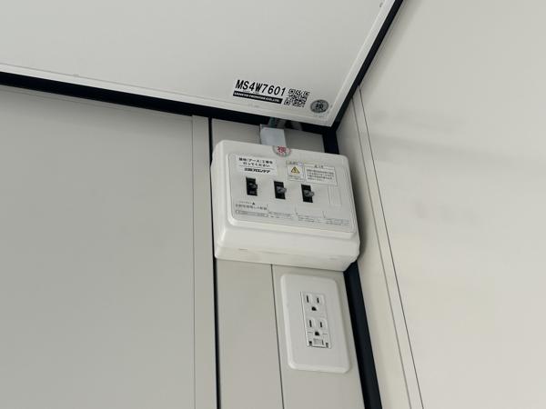 鹿児島県薩摩川内店/展示場の新棟ユニットハウス・プレハブ・コンテナハウス47MSL(3.02坪)の各設備の分電盤