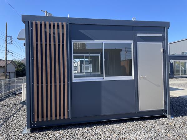茨城県神栖店/展示場の新棟ユニットハウス・プレハブ・コンテナハウス38MSL(2.43坪)の本体の外観