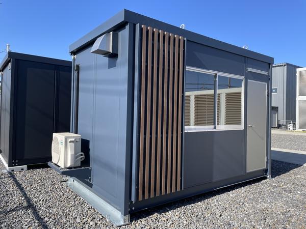 茨城県神栖店/展示場の新棟ユニットハウス・プレハブ・コンテナハウス38MSL(2.43坪)の本体の外観