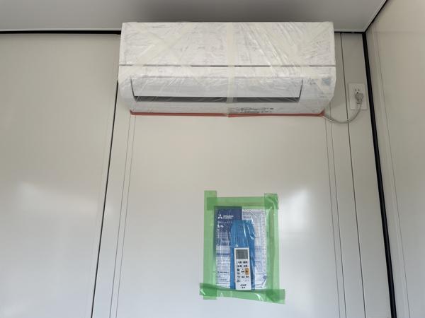 茨城県神栖店/展示場の新棟ユニットハウス・プレハブ・コンテナハウス47MSL(3.02坪)の各設備のエアコン