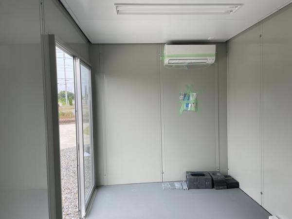 茨城県神栖店/展示場の中古ユニットハウス・プレハブ・コンテナハウスルーバー付き