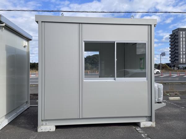 茨城県神栖店/展示場の新棟ユニットハウス・プレハブ・コンテナハウス29MSL(1.84坪)の本体の外観