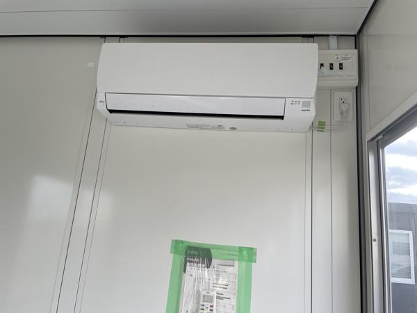 茨城県神栖店/展示場の新棟ユニットハウス・プレハブ・コンテナハウス29MSL(1.84坪)の各設備のエアコン