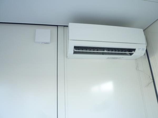 青森県八戸店/展示場の新棟ユニットハウス・プレハブ・コンテナハウス47MSL(3.02坪)の各設備の給気口