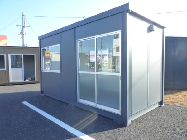 青森県八戸店/展示場の新棟ユニットハウス・プレハブ・コンテナハウス47MSL(3.02坪)の本体の外観