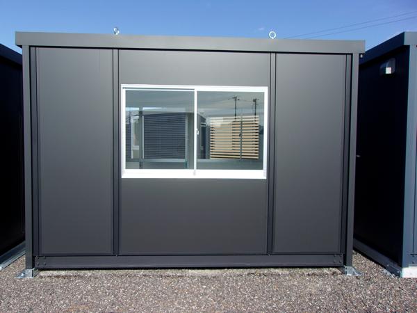 福島県白河店/展示場の新棟ユニットハウス・プレハブ・コンテナハウス38MSL(2.43坪)の本体の外観