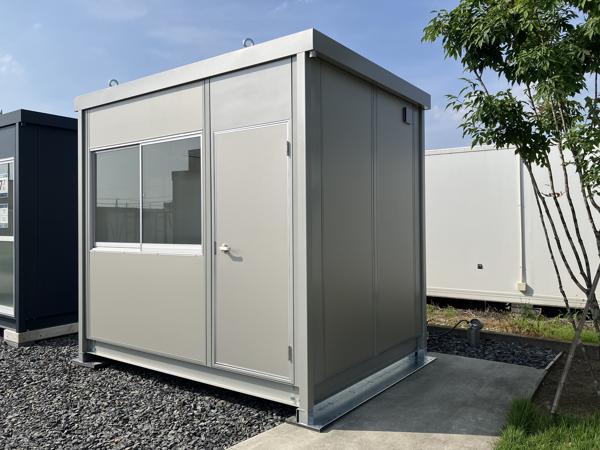 栃木県小山店/展示場の新棟ユニットハウス・プレハブ・コンテナハウス29MSL(1.84坪)の本体の外観
