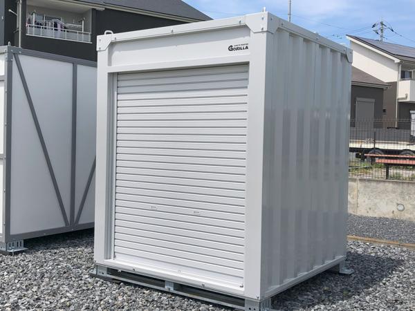 栃木県小山店/展示場の新棟ユニットハウス・プレハブ・コンテナハウスGORILLA(0.94坪)の本体の外観