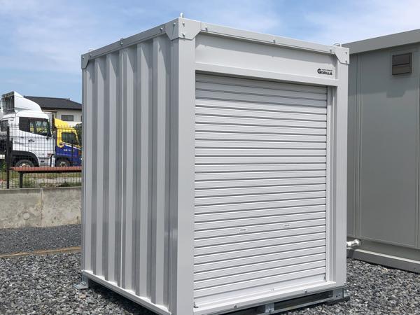 栃木県小山店/展示場の新棟ユニットハウス・プレハブ・コンテナハウスGORILLA(0.94坪)の本体の外観