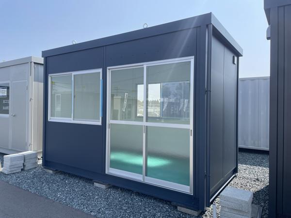 熊本県熊本北店/展示場の新棟ユニットハウス・プレハブ・コンテナハウス38MSL(2.43坪)の本体の外観