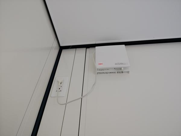 三重県松阪店/展示場の新棟ユニットハウス・プレハブ・コンテナハウス38MSL(2.43坪)の各設備の換気扇