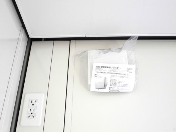 新潟県新潟出張所/総合展示場の新棟ユニットハウス・プレハブ・コンテナハウス38MSL(2.43坪)の各設備の給気口