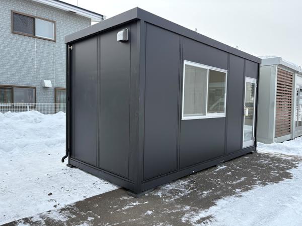 北海道帯広店/展示場の新棟ユニットハウス・プレハブ・コンテナハウス47MSL(3.02坪)の本体の外観