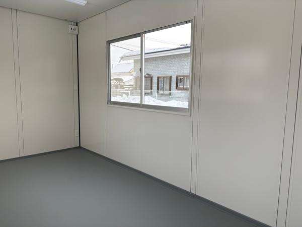 北海道帯広店/展示場の新棟ユニットハウス・プレハブ・コンテナハウス47MSL(3.02坪)の本体の内観