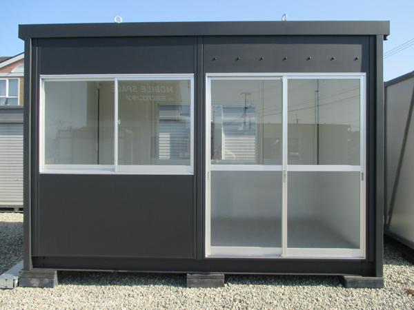 島根県松江営業所/展示場の新棟ユニットハウス・プレハブ・コンテナハウス38MSL(2.43坪)の本体の外観