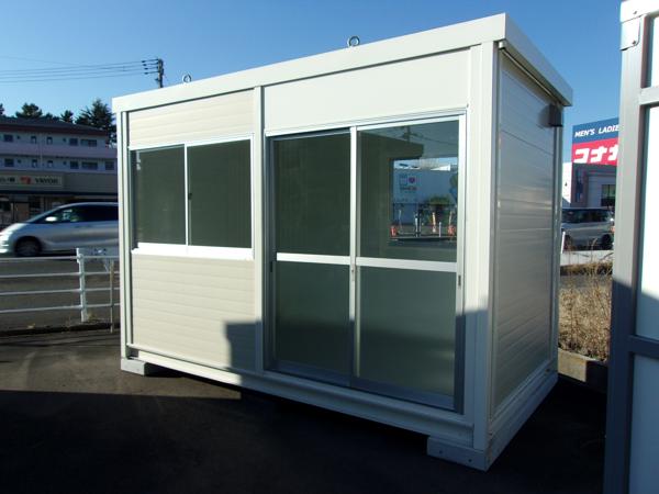 宮城県仙台営業所/展示場の新棟ユニットハウス・プレハブ・コンテナハウス3MSD(2.40坪)の本体の外観