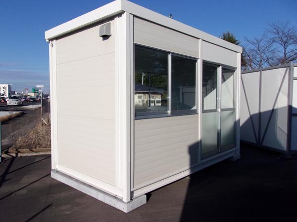 宮城県仙台営業所/展示場の新棟ユニットハウス・プレハブ・コンテナハウス3MSD(2.40坪)の本体の外観