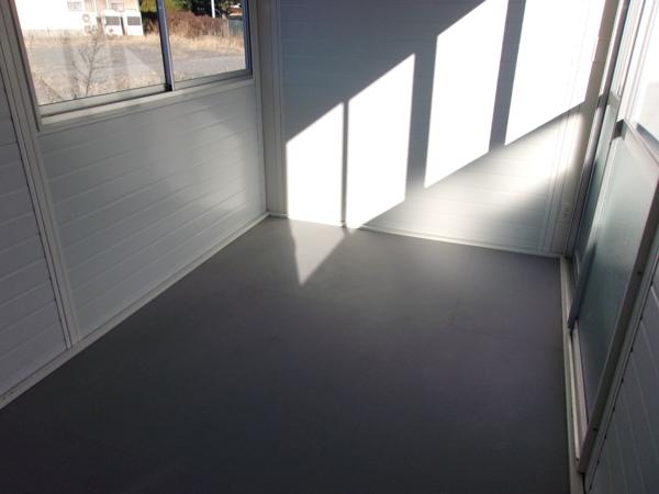 宮城県仙台営業所/展示場の新棟ユニットハウス・プレハブ・コンテナハウス3MSD(2.40坪)の本体の内観