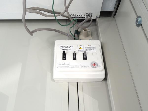 福岡県福岡営業所/総合展示場の中古ユニットハウス・プレハブ・コンテナハウスCT-32J(2.16坪)の各設備の分電盤