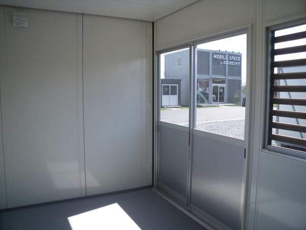 埼玉県花園インター店/展示場の新棟ユニットハウス・プレハブ・コンテナハウス38MSL(2.43坪)の本体の内観