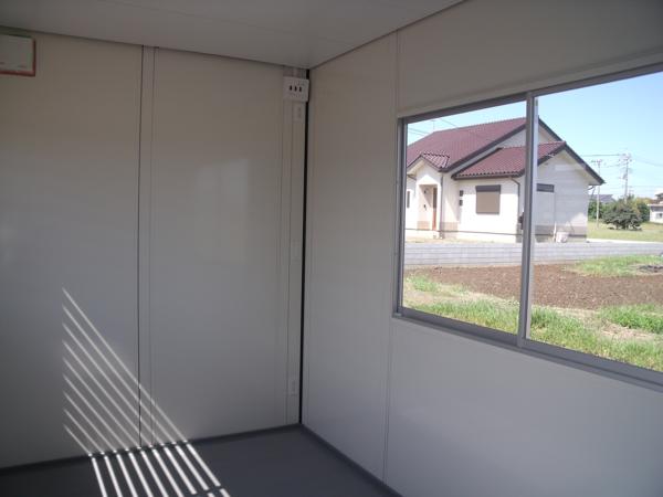 埼玉県花園インター店/展示場の新棟ユニットハウス・プレハブ・コンテナハウス38MSL(2.43坪)の本体の内観