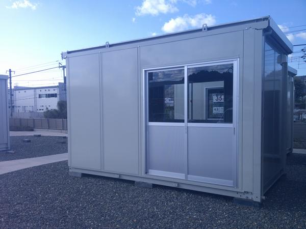 広島県東広島店/展示場の中古ユニットハウス・プレハブ・コンテナハウスCT-41J(2.83坪)の本体の外観