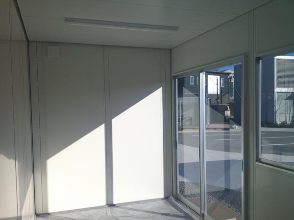 広島県東広島店/展示場の新棟ユニットハウス・プレハブ・コンテナハウス47MSL(3.02坪)の本体の内観