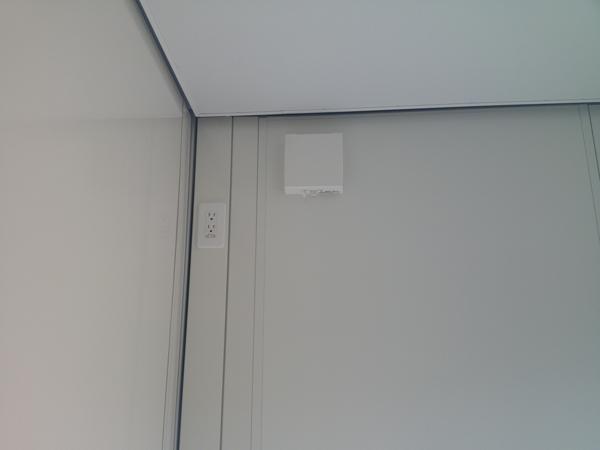 広島県東広島店/展示場の新棟ユニットハウス・プレハブ・コンテナハウス47MSL(3.02坪)の各設備の給気口