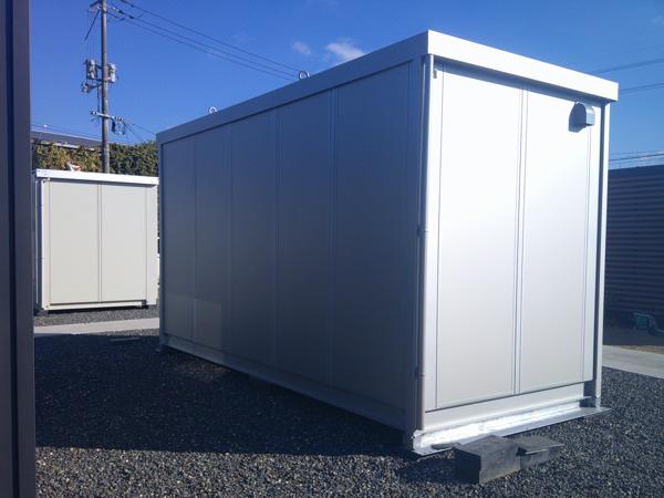 広島県東広島店/展示場の新棟ユニットハウス・プレハブ・コンテナハウス47MSL(3.02坪)の本体の外観