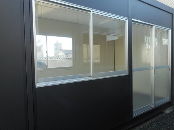 石川県金沢店/展示場の新棟ユニットハウス・プレハブ・コンテナハウス47MSL(3.02坪)の本体の外観