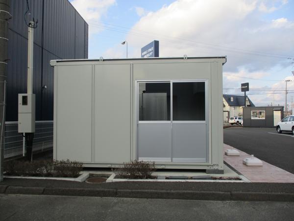 宮城県仙台総合展示場の中古ユニットハウス・プレハブ・コンテナハウスCT-41J(2.83坪)の本体の外観