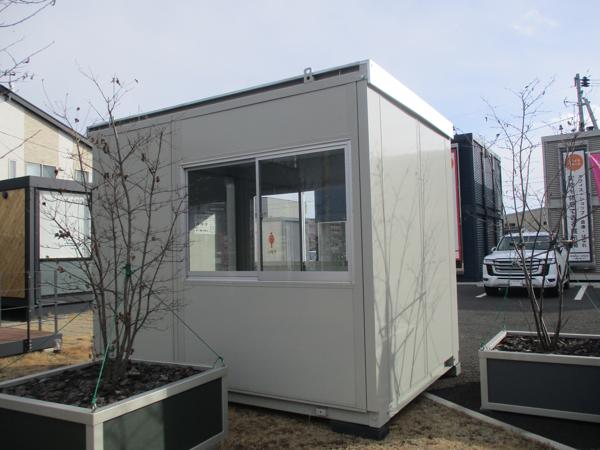 宮城県仙台総合展示場の中古ユニットハウス・プレハブ・コンテナハウスCT-32J(2.16坪)の本体の外観