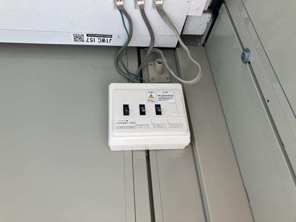宮城県石巻店/展示場の中古ユニットハウス・プレハブ・コンテナハウスCT-41J(2.16坪)の各設備の分電盤