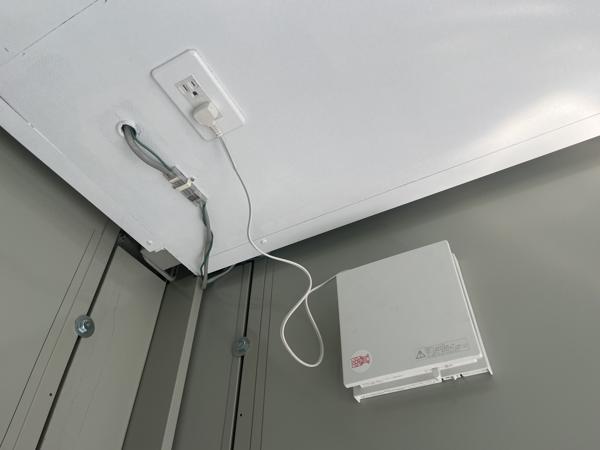 福岡県福岡東店/展示場の中古ユニットハウス・プレハブ・コンテナハウスCT-41J(2.83坪)の各設備の換気扇