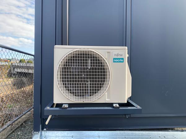 福岡県宗像店/展示場の新棟ユニットハウス・プレハブ・コンテナハウス38MSL(2.43坪)の各設備のエアコン