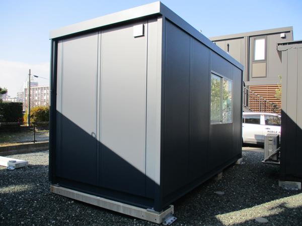 福岡県久留米店/展示場の新棟ユニットハウス・プレハブ・コンテナハウス47MSL(3.02坪)の本体の外観