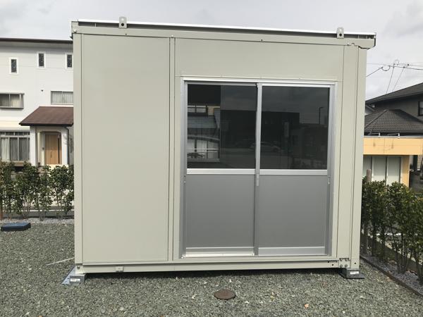 熊本県熊本出張所/熊本菊陽総合展示場の中古ユニットハウス・プレハブ・コンテナハウスCT-32J(2.16坪)の本体の外観