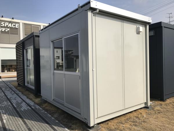 熊本県熊本出張所/熊本菊陽総合展示場の中古ユニットハウス・プレハブ・コンテナハウスCT-32J(2.16坪)の本体の外観