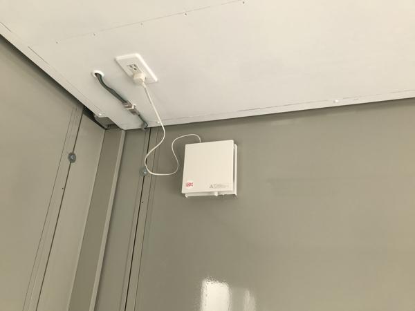 熊本県熊本出張所/熊本菊陽総合展示場の中古ユニットハウス・プレハブ・コンテナハウスCT-32J(2.16坪)の各設備の換気扇