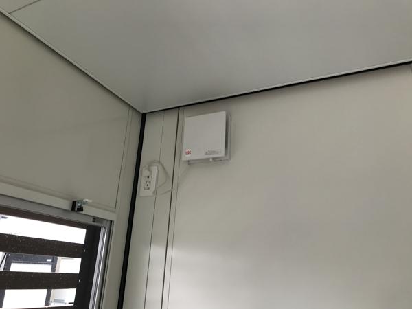熊本県熊本出張所/熊本菊陽総合展示場の新棟ユニットハウス・プレハブ・コンテナハウス38MSL(2.43坪)の各設備の換気扇