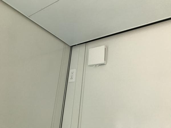 熊本県熊本出張所/熊本菊陽総合展示場の新棟ユニットハウス・プレハブ・コンテナハウス47MSL(3.02坪)の各設備の換気扇