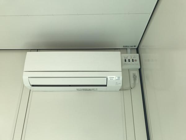 熊本県熊本出張所/熊本菊陽総合展示場の新棟ユニットハウス・プレハブ・コンテナハウス47MSL(3.02坪)の各設備のエアコン