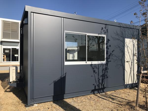 熊本県熊本出張所/熊本菊陽総合展示場の新棟ユニットハウス・プレハブ・コンテナハウス47MSL(3.02坪)の本体の外観