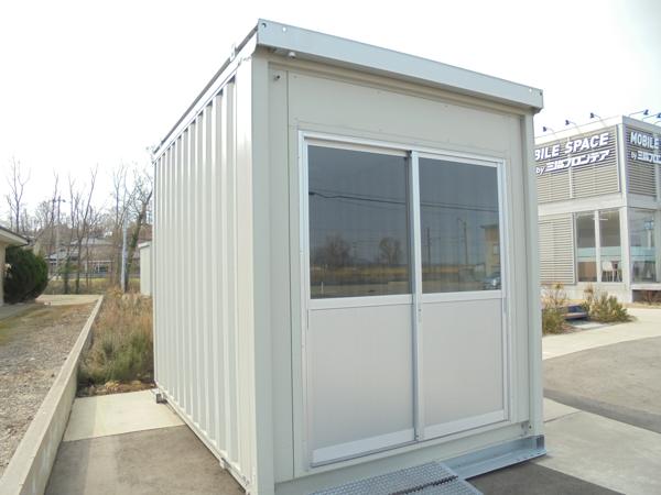 秋田県秋田店/展示場の中古ユニットハウス・プレハブ・コンテナハウスCT-32JG(2.16坪)の本体の外観