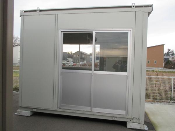 岩手県奥州北店/展示場の中古ユニットハウス・プレハブ・コンテナハウスCT-32J(2.16坪)の本体の外観