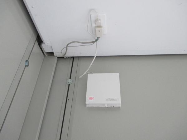 岩手県奥州北店/展示場の中古ユニットハウス・プレハブ・コンテナハウスCT-32J(2.16坪)の各設備の換気扇